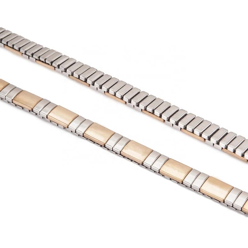 Wollet New Design Flexible Stainless Steel Magnetic Therapy Elastic Bracelet for Women and Girls