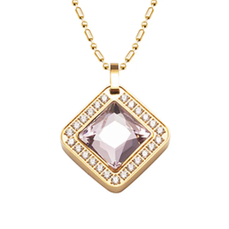 Wollet Energy Negative Ion 316 Stainless Steel Necklace Pendant For Women