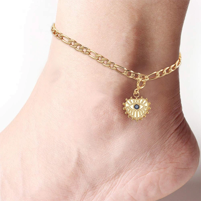 Wollet Stunning Aesthetic Unique Design Gold Plating Stainless Steel Anklet Bracelet