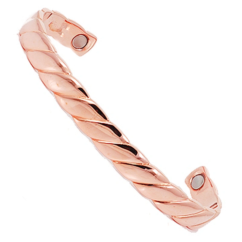 Wollet Fashion indian antique mensmagnetic pure copper bangle