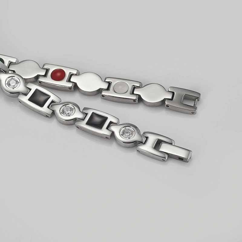 Wollet CZ Charm Elegant Jewelry Customize Design Wellness Enamel Bracelets for Women