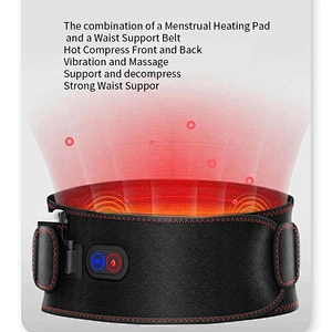 Wollet Cordless Infrared Heating Pad Lower Back Massager Lumbar Support Electric heating Massage Belt