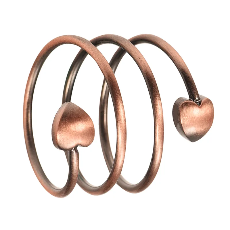 Wollet Twist Cable Bangle Rose Gold Plating  Copper Magnetic Bangle