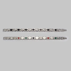 Wollet CZ Charm Elegant Jewelry Customize Design Wellness Enamel Bracelets for Women