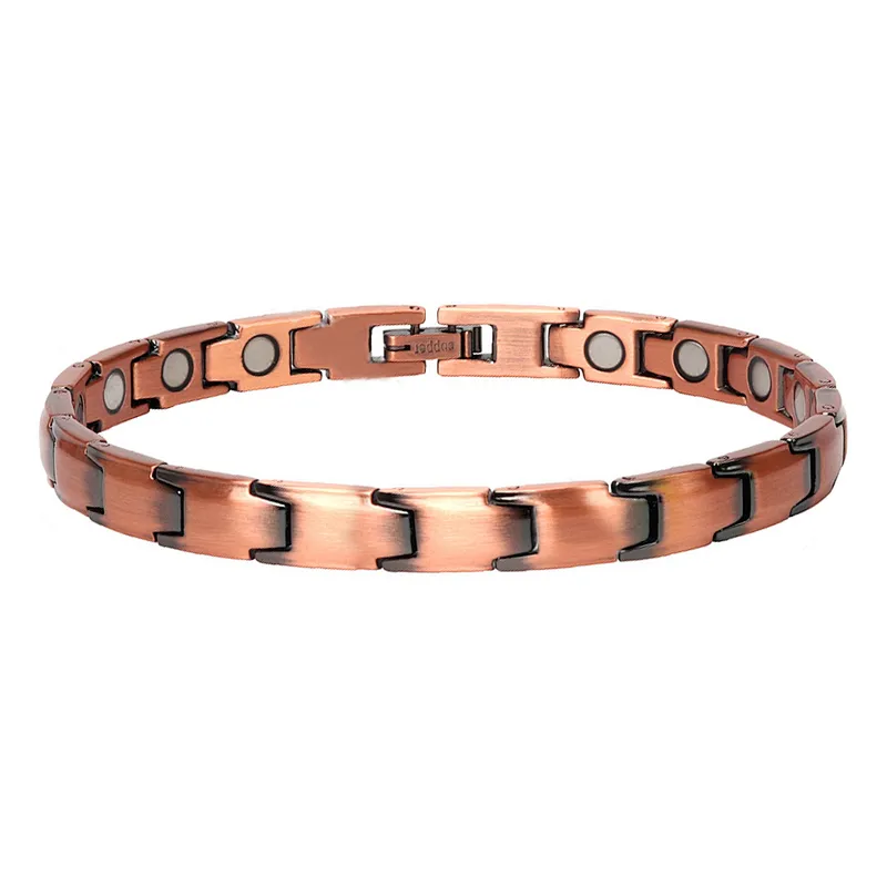 Wollet Health Copper Metal Bracelets Jewellery Copper Magnetic Anket