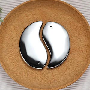 Wollet Natural Terahertz Energy Stone Meridians Massage Face Thin Butterfly Finger Gua Sha Store