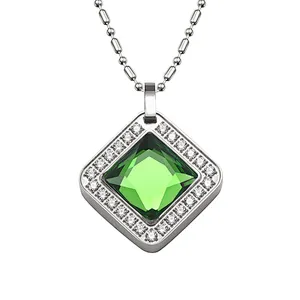 Wollet Energy Negative Ion 316 Stainless Steel Necklace Pendant For Women