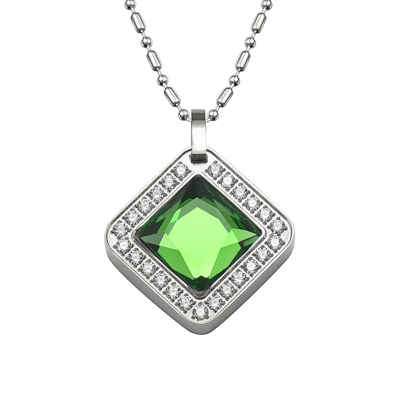 Wollet Energy Negative Ion 316 Stainless Steel Necklace Pendant For Women