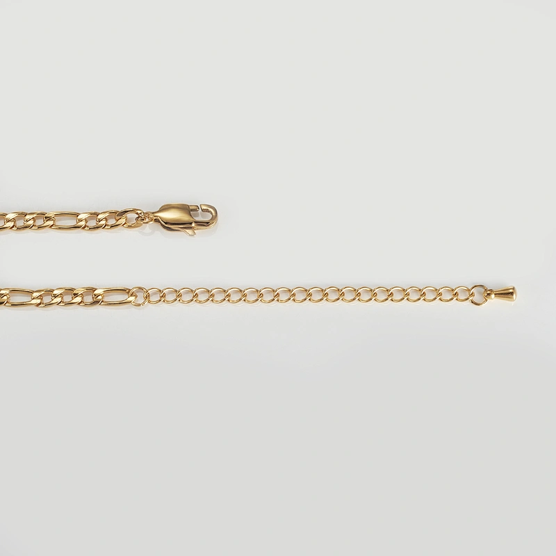 Wollet Stunning Aesthetic Unique Design Gold Plating Stainless Steel Anklet Bracelet