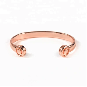 Wollet Fashion Health Energy Power Big Neodymium Magnet Copper Magnetic Bangle