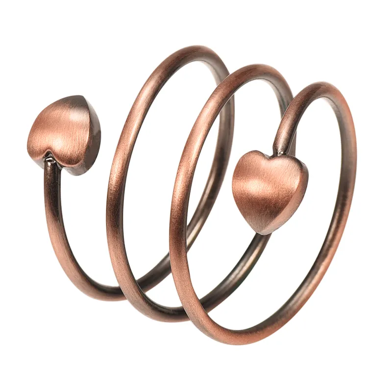 Wollet Twist Cable Bangle Rose Gold Plating  Copper Magnetic Bangle