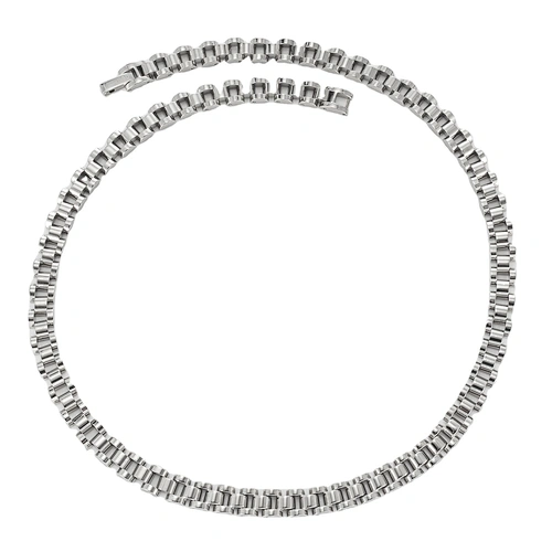 Wollet Unisex Comfortable Fit Chains Jewelry Gift Good Energy Magnetic Stainless Steel Necklace