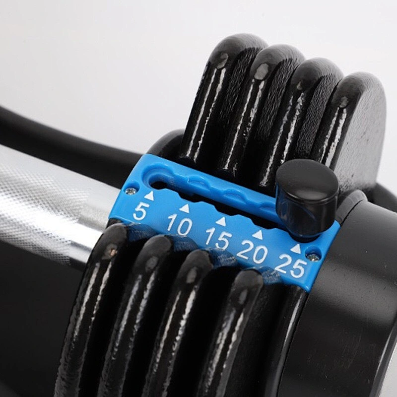 Wollet Quick Automatic Adjustment Dumbbells Home Fitness Exercise Arm Muscle Fitness Equipment Adjustable Barbell