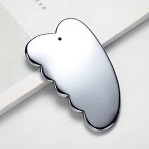 Wollet Natural Terahertz Energy Stone Meridians Massage Face Thin Butterfly Finger Gua Sha Store