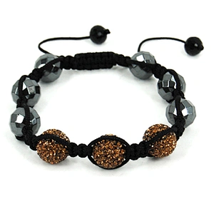 cute design girl lovely Shambala agate diy bracelet