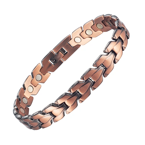 Wollet Hot Selling Bio Health Magnetic Therapy Pure Copper Bracelet