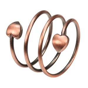 Wollet Twist Cable Bangle Rose Gold Plating  Copper Magnetic Bangle