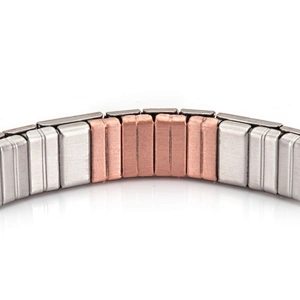 Wollet New Design Flexible Stainless Steel Magnetic Therapy Elastic Bracelet for Women and Girls