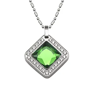 Wollet Energy Negative Ion 316 Stainless Steel Necklace Pendant For Women