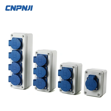 Best performance outdoor waterproof plastic switch socket and plug power distribution box