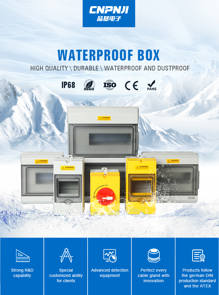 CE Outdoor ,IP65 Waterproof Electric ABS PVC Plastic,junction box for cctv cameras