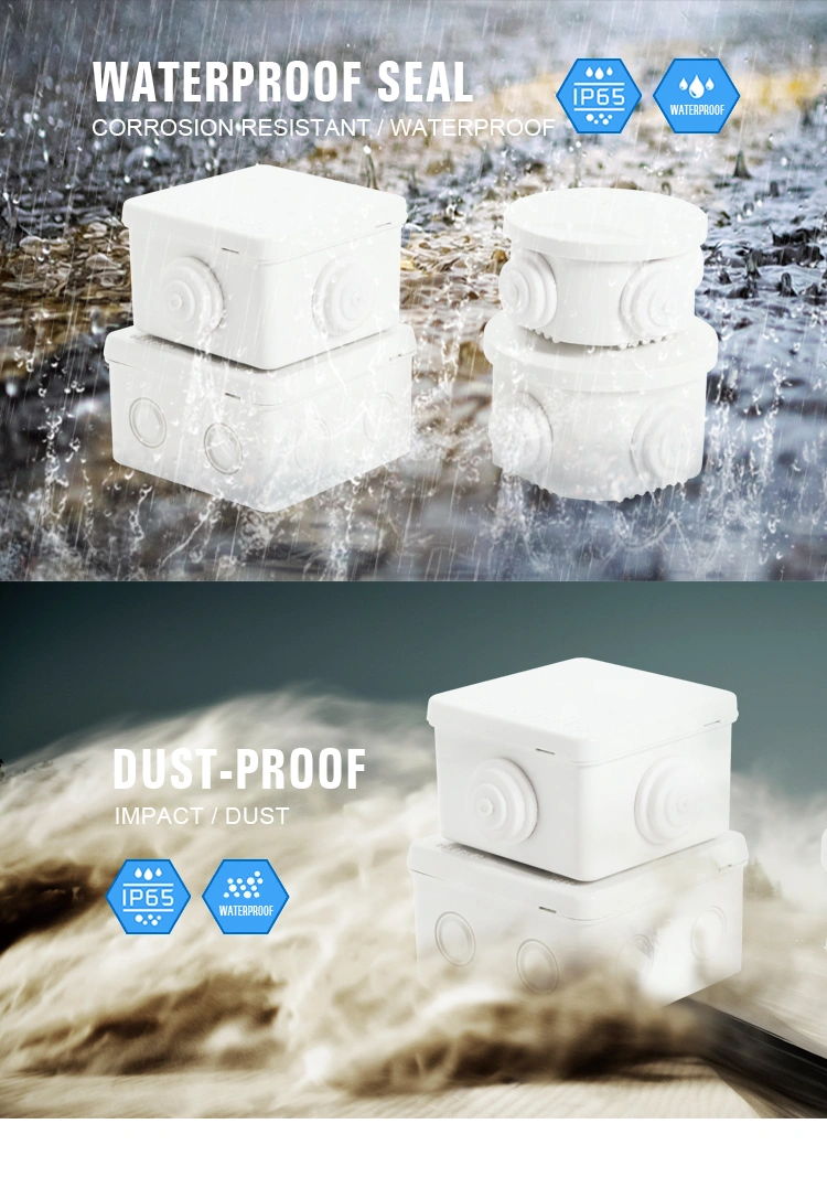 CE Outdoor ,IP65 Waterproof Electric ABS PVC Plastic,junction box for cctv cameras