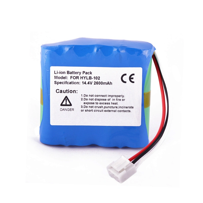 14.4v 2600mAh Li-ion Battery for EDAN SE-1 HYLB-102 Medical Equipment ...