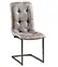 modern grey fabric dining chair