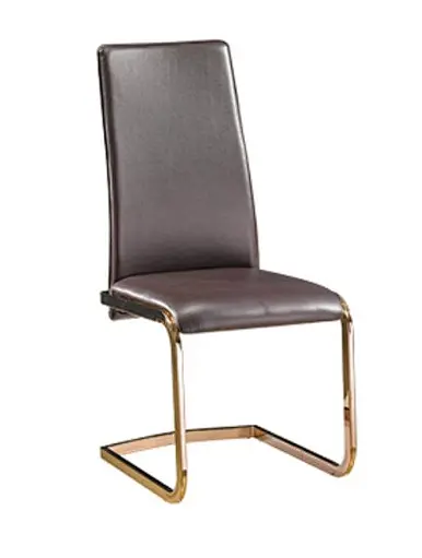 dark brown leather chair
