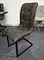 modern grey fabric dining chair