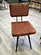 dark brown leather chair