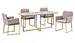 glass coffee table with mdf table legs