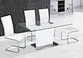 glass dining table pedestal