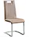 white faux leather chair