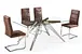 tempered clear glass table