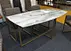 glass coffee table with mdf table legs