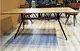 dining table with metal