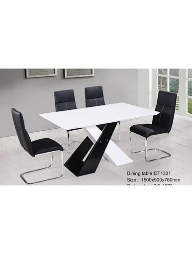 mdf dining gloss tables