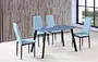 dining table with metal