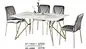 dining table with glass