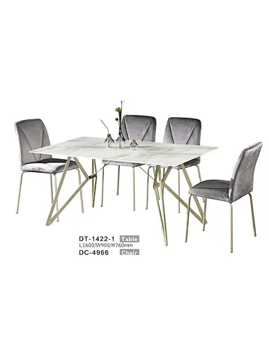 dining table with glass