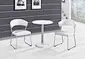 dining table with metal