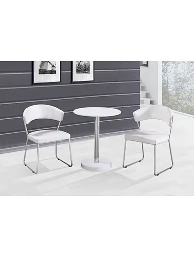 dining table with metal