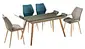 tempered clear glass table