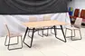 metal table legs with casters