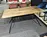 industrial metal dining table legs