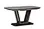 rectangular table with metal legs