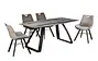 dining table with metal