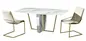 dining table with metal