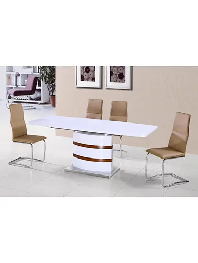 high gloss dining table